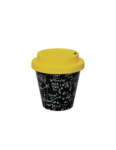 Tazzina da caffè con tappo silicone 90 ml - Math