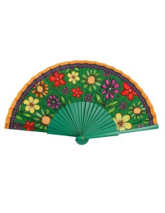 EGAN Ventaglio Bellamore Verde 41x34cm | Diamante Rosa