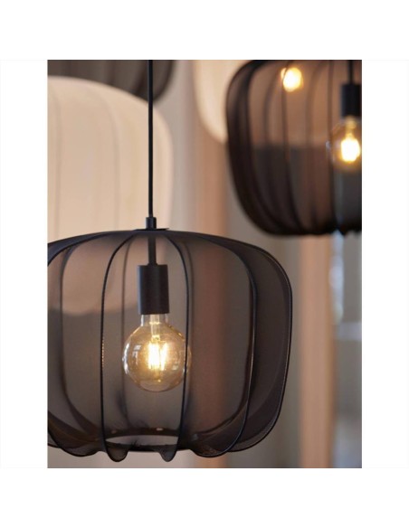 Lampada a sospensione Ø40x30 cm PLUMERIA black Lampada a sospensione Ø40x30 cm PLUMERIA black