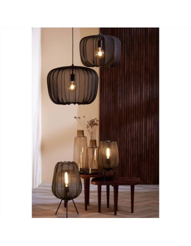 Lampada a sospensione Ø40x30 cm PLUMERIA black