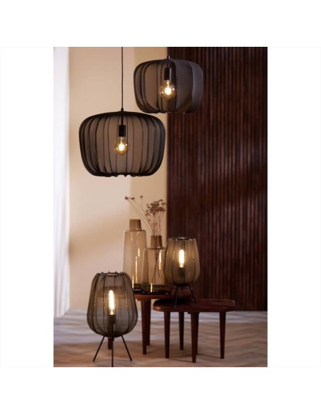 Lampada a sospensione Ø40x30 cm PLUMERIA black Lampada a sospensione Ø40x30 cm PLUMERIA black