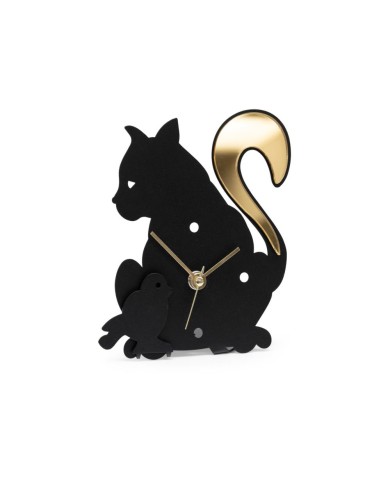 ARTI E MESTIERI Orologio da tavolo Kat Nero 2 varianti (1pz)