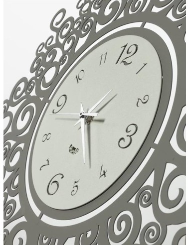 ARTI E MESTIERI Orologio Fonte della Vita 50cm fango avorio