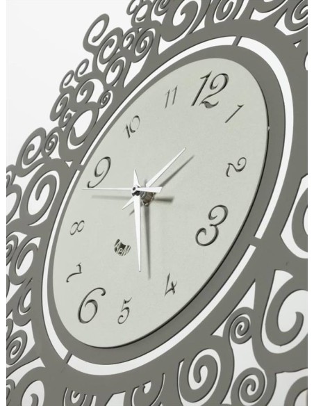 ARTI E MESTIERI Orologio Fonte della Vita 50cm fango avorio