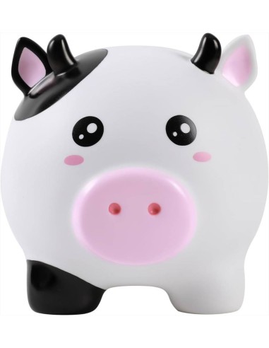 iTOTAL Salvadanaio MUCCA 🐮 | Diamante Rosa