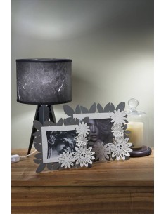 Cornice portafoto piccola Margherite fango-avorio | Diamante Rosa 2