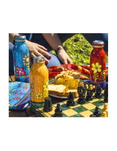 EGAN Bottiglia termica 500ml Bellamore Arancione | Diamante Rosa 2