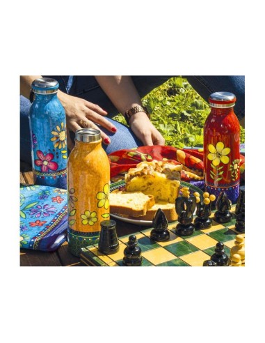 EGAN Bottiglia termica 500ml Bellamore Arancione | Diamante Rosa