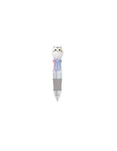 iTOTAL Mini penna 4 in 1 GATTO BIANCO