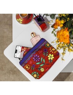 EGAN Pochette Bellamore Rossa 22x17cm | Diamante Rosa 2