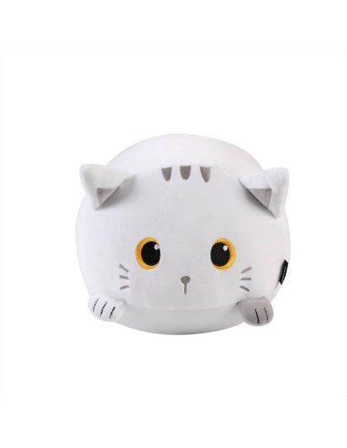 iTOTAL Cuscino orizzontale soffice GATTO BIANCO | Diamante Rosa