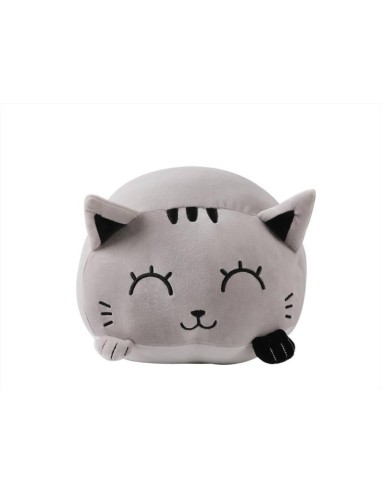 iTOTAL Cuscino soffice orizzontale GATTO GRIGIO