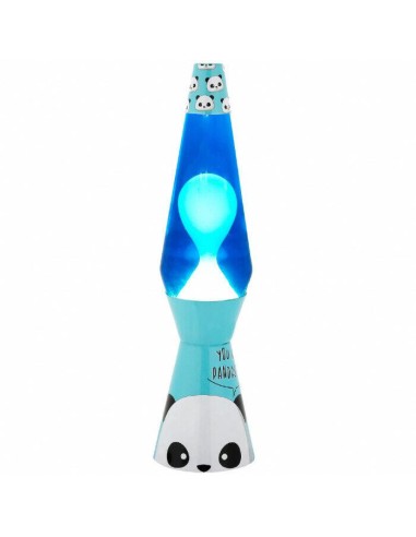 iTOTAL Lampada lava LED Panda h40cm | Diamante Rosa