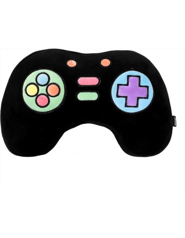 iTOTAL Cuscino decorativo soffice Let's Play Joypad nero | Diamante Ro