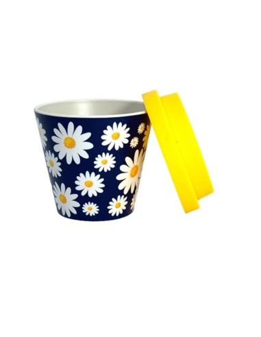 Tazzina da caffè con tappo silicone 90 ml - Daisy