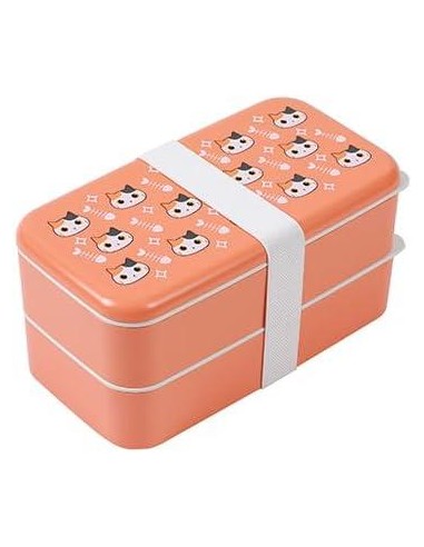 iTOTAL Lunch box portapranzo GATTO ARANCIONE