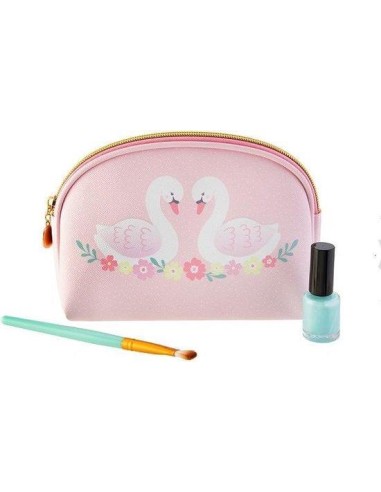 Sass E Belle Astuccio trousse CIGNO ROSA
