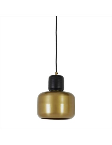 Lampada a sospensione Ø25x36 cm CHANIA matt black-antique bronze