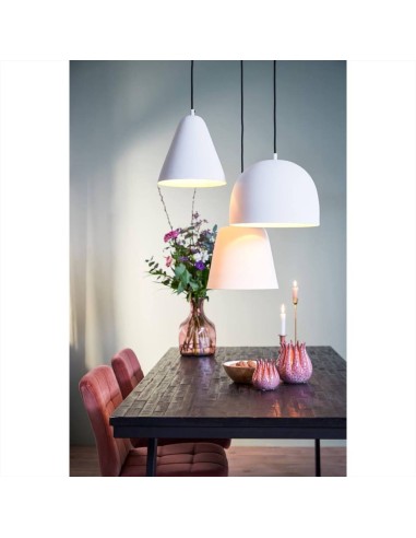 Lampada a sospensione 3L Ø40x145 cm SPHERE matt white