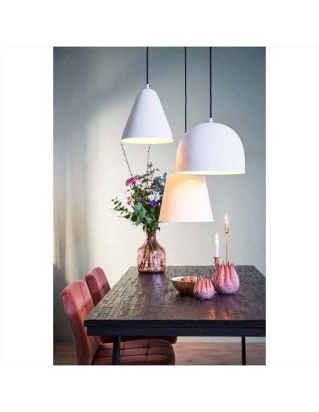 Lampada a sospensione 3L Ø40x145 cm SPHERE matt white