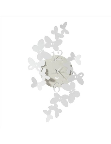 Orologio Papillon Grande Bianco Marmo-Avorio