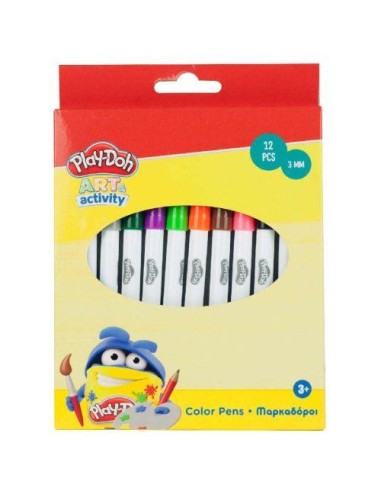 Pennarelli Lavabili 3mm 12pz PLAY DOH ART