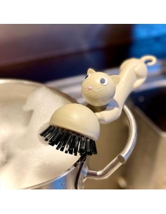 Spazzola per pulizia Gatto Nero Pylones | Gadget idee regalo simpatich 2