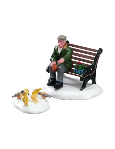 Feeding Pigeons - Set di 2pz 42905 Lemax