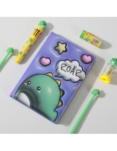 iTOTAL Agenda A5 squishy 3D DINOSAURO