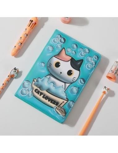 iTOTAL Agenda A5 squishy 3D GATTO ARANCIONE