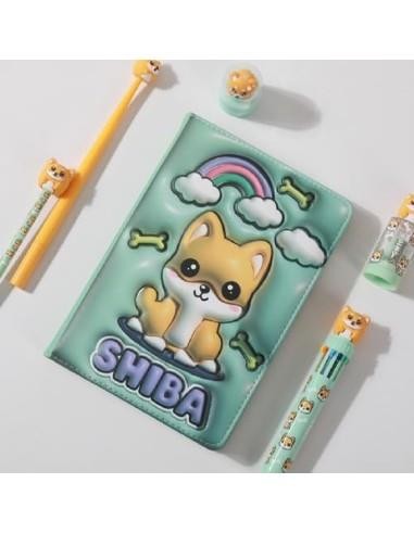 iTOTAL Agenda A5 squishy 3D SHIBA INU