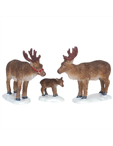 Reindeer - Renne - Set 3pz 62242 Lemax