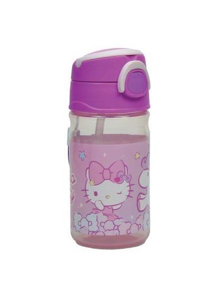 Borraccia con pulsante 350ML HELLO KITTY Unicorn
