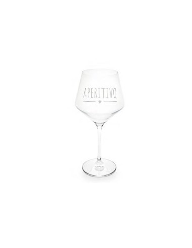 Calice in vetro APERITIVO 770ml Nuvole di Stoffa | Diamante Rosa