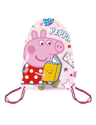 Borsa sportiva 30x44cm PEPPA PIG book