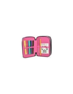 Astuccio 2 scomparti HELLO KITTY con cancelleria 2