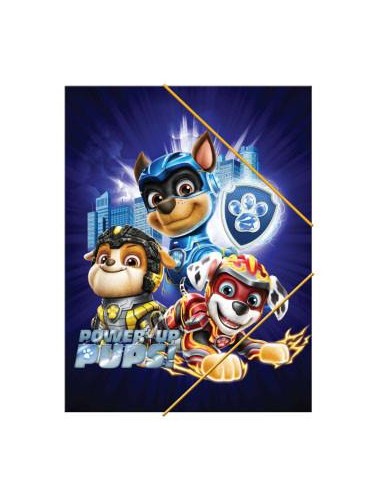 Cartella portadocumenti con elastico A4 PAW PATROL Power up