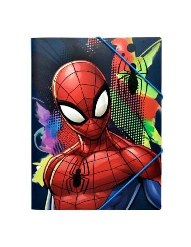 Cartella portadocumenti con elastico A4 SPIDERMAN Splotch