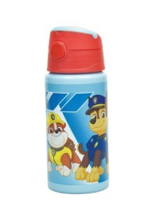 Borraccia in alluminio con cannuccia 500ML PAW PATROL