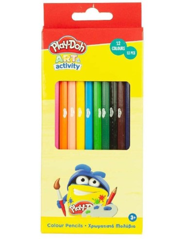 Matite colorate esagonali 12pz PLAY DOH ART