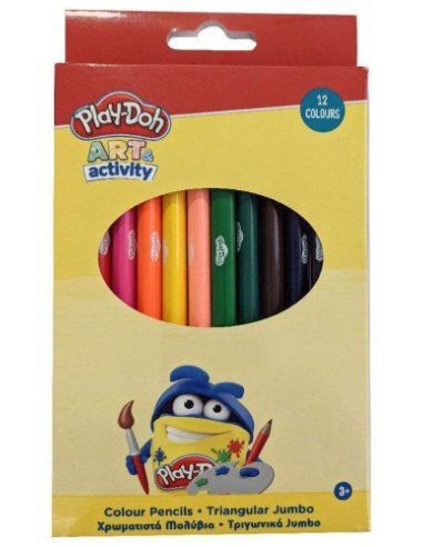 Matite colorate 12pz PLAY DOH ART