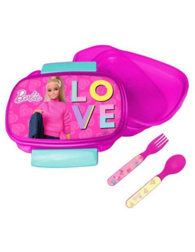 Portapranzo con posate BARBIE Love