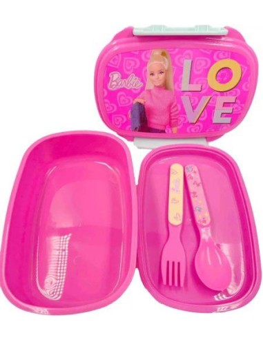 Portapranzo con posate BARBIE Love
