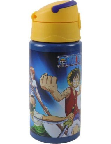 Borraccia in alluminio con cannuccia 500ML ONE PIECE