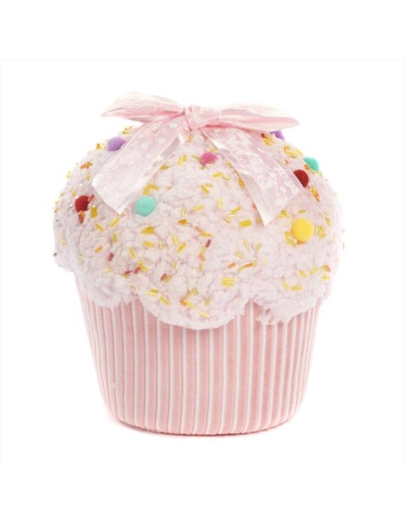GOODWILL Cupcake rosa in velluto 19cm 🧁💖