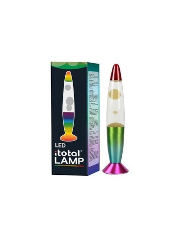 iTOTAL Lampada lava LED Cambiacolore h35cm