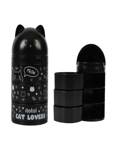 iTOTAL Organizer verticale GATTO NERO 🐱 | Diamante Rosa