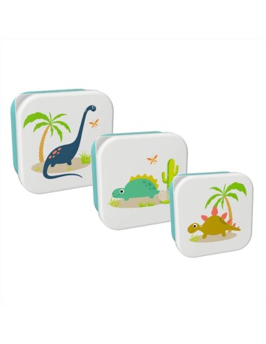 Set 3pz Porta pranzo - Dinosauri