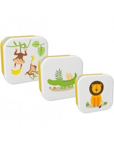 iDRINK Set 3pz Porta pranzo - Scimmiette