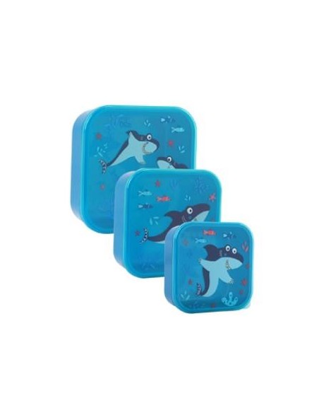 iDRINK Set 3pz Porta pranzo - Squali 🦈